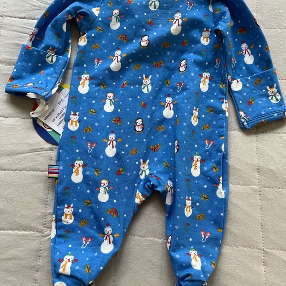 Magnetic Me NEW Preemie Footie Blue Snownen Penguin up to 5lbs Preemie - Picture 11 of 12